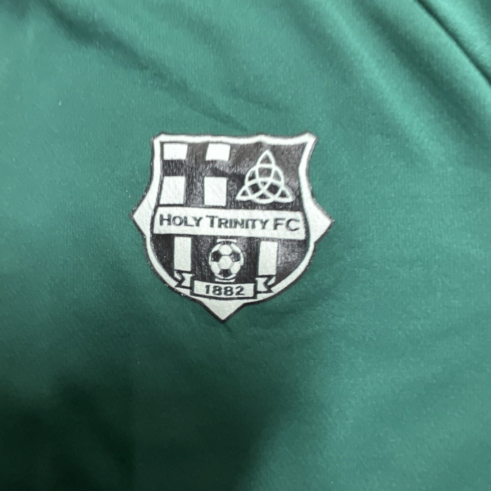 adidas Holy Trinity FC Boys Green White Soccer Jersey Size L - Picture 3 of 9